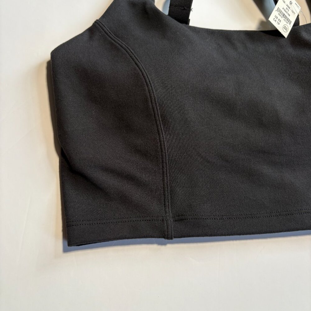 NWT Offline By Aerie The Hugger Longline Sports Bra Black Size Extra Small - Picture 3 of 5